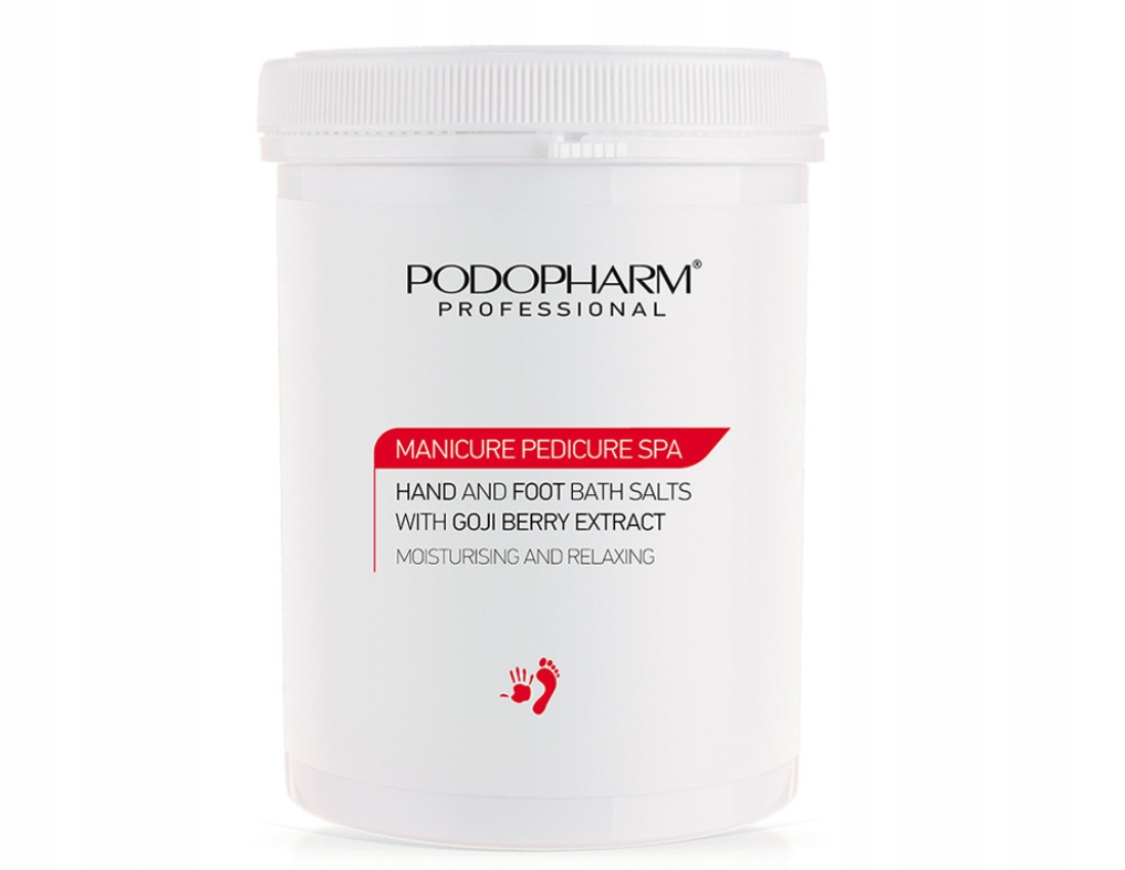 Podopharm sůl do koupele do koupele s extraktem z bobulí goji, 1400 g
