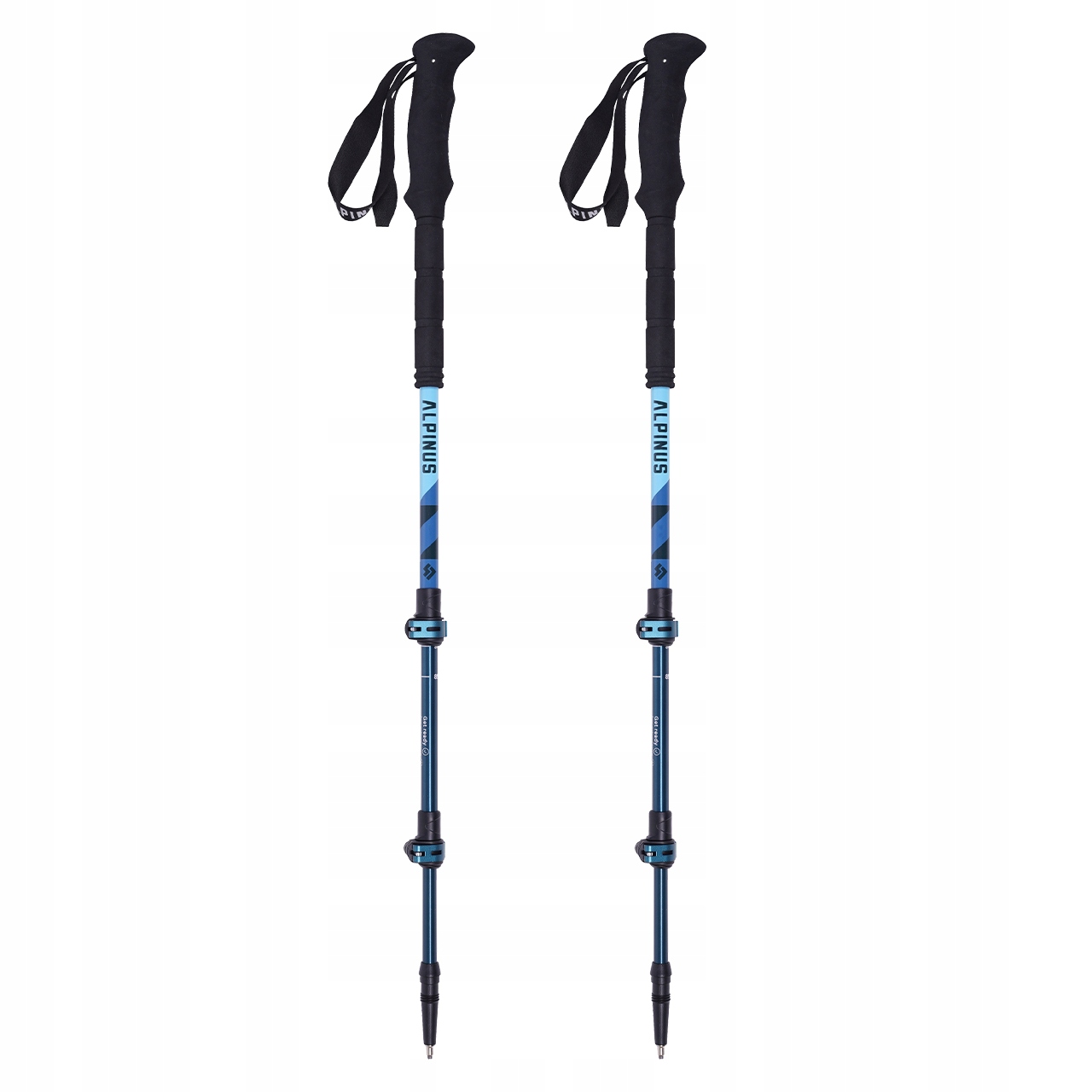 Alpinus Matterhorn Kije Trekkingowe 65-135 cm Aluminium 7075 3-Segmentowe