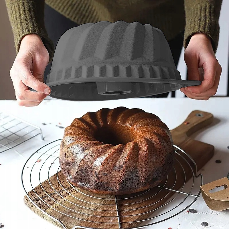 BABKA SILIKONOWA FORMA DO BABKI WYSOKA JAKOŚĆ SILIKONU -40°C do +230 °C Marka Brunbeste