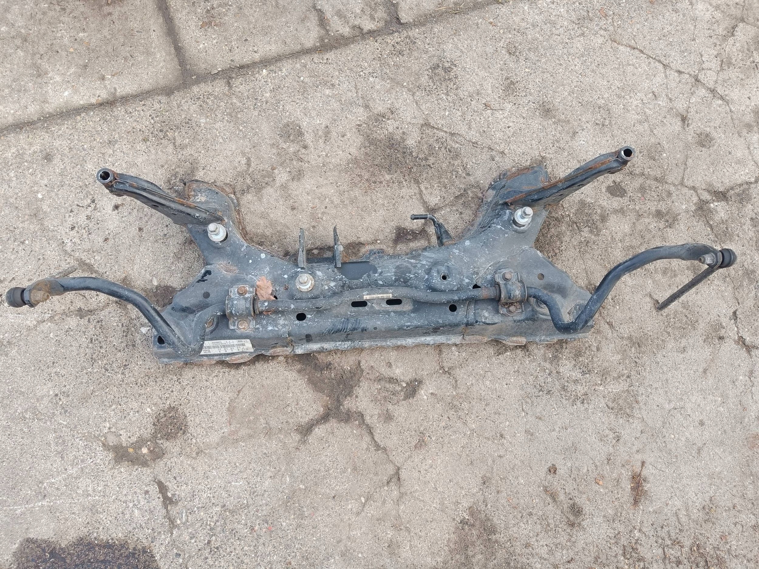 Ford Fiesta MK7 2016 sider front axle beam of the engine