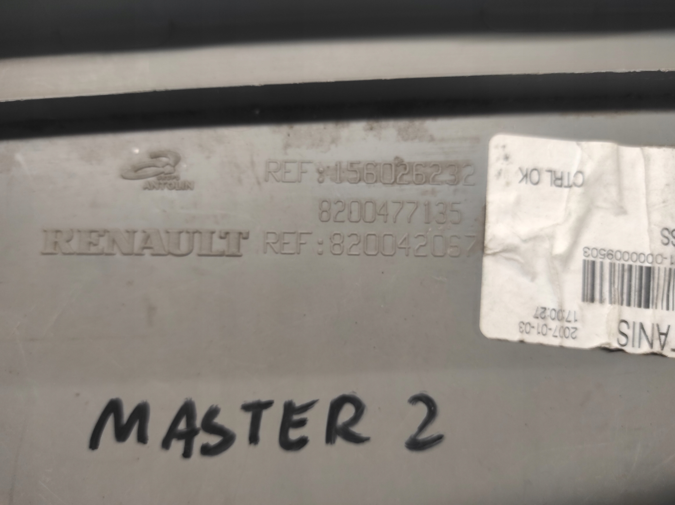 renault мастер 2 II РЕСТАЙЛИНГ 03- навес полка левый 8200420674