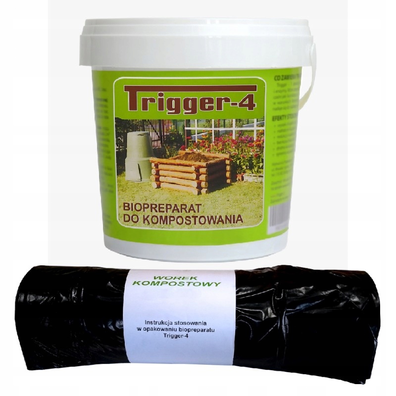 

Trigger-4 Bakterie Dobry Kompost 1kg Worek 120L