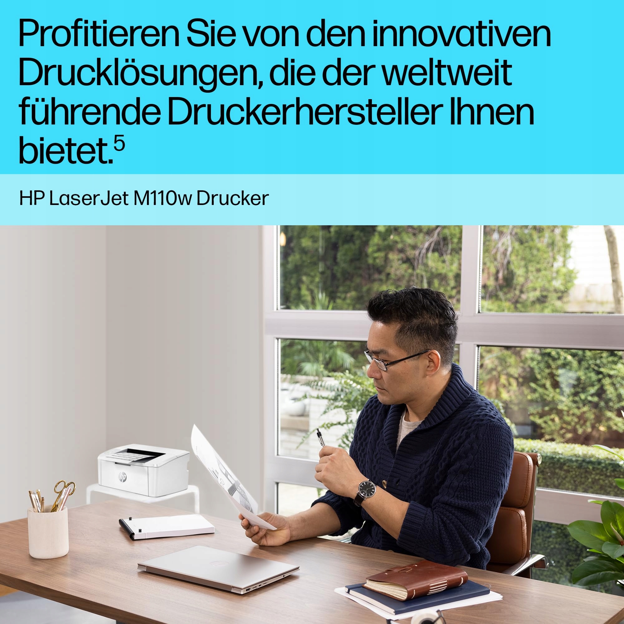 HP LaserJet M110w Drukarka Laserowa Czarnobiała WiFi AirPrint HP Smart App — miniatura 7