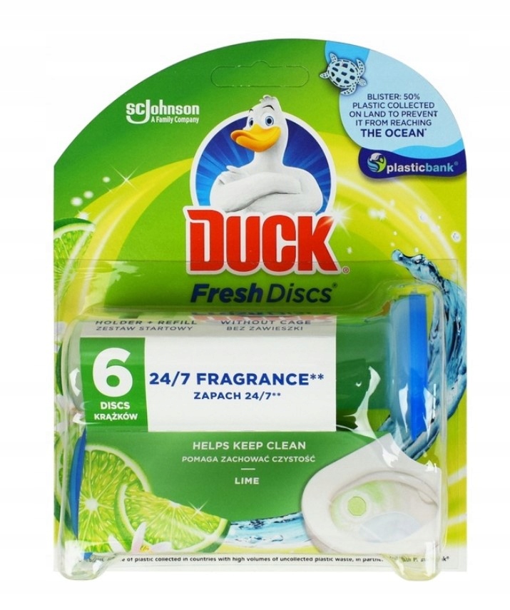 

Duck Fresh Discs krążki z aplikatorem Lime Wc x6