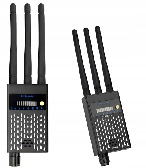 Kompaktní detektor špionážních zařízení, nenechte se sledovat diktafonem