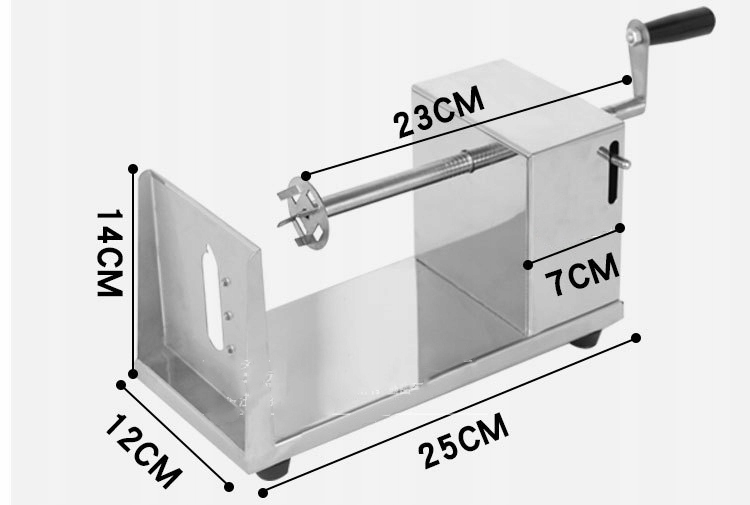 MASZYNKA DO ZIEMNIAKÓW CHIPSÓW ZAKRĘCONA FRYTKA ŚWIDER SPIRALNE ZIEMNIAKI Marka Rossner Austria