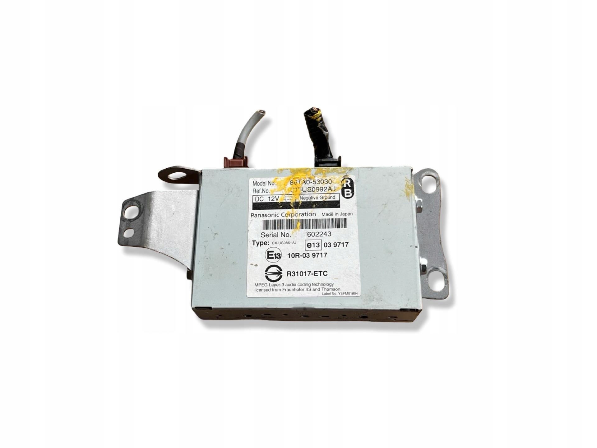 modulo AUX USB Lexus IS 2 2nd facelift 2011 861A0-53030