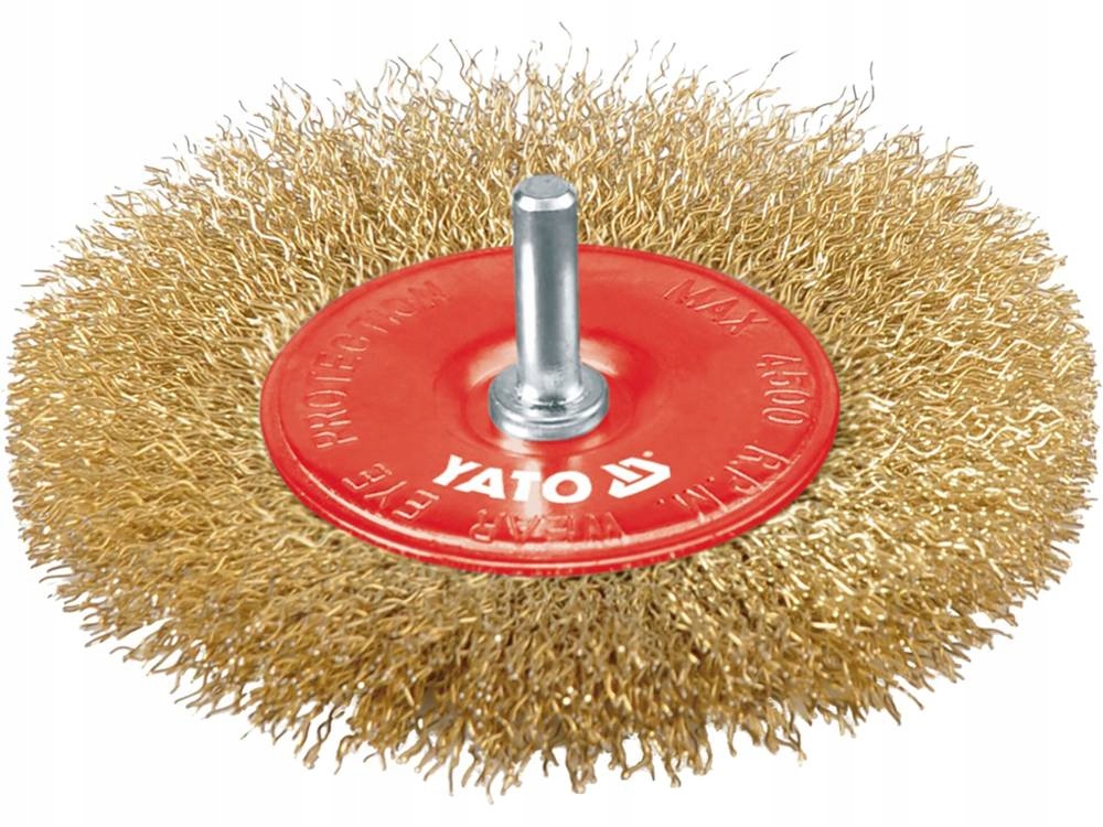

Yato Szczotka Tarczowa Drut Mosiężny 100MM