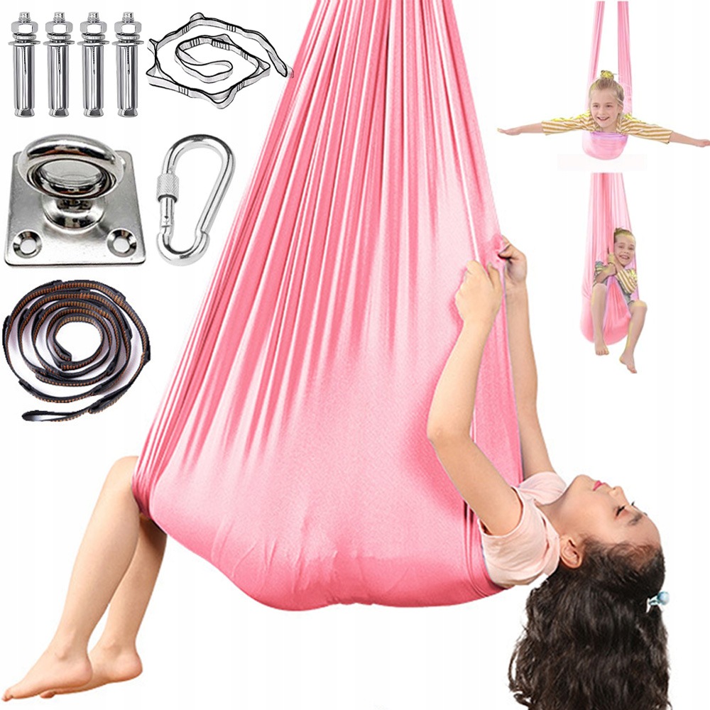 Houpací Síť Akrobatická Pro Děti 2.8 m x 1.5 m Senzorická Houpačka Houpačka