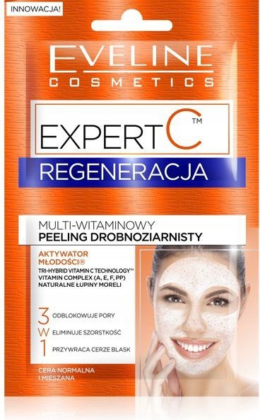 EVELINE EXPERT C Peeling drobnoziarnisty 2x5ml