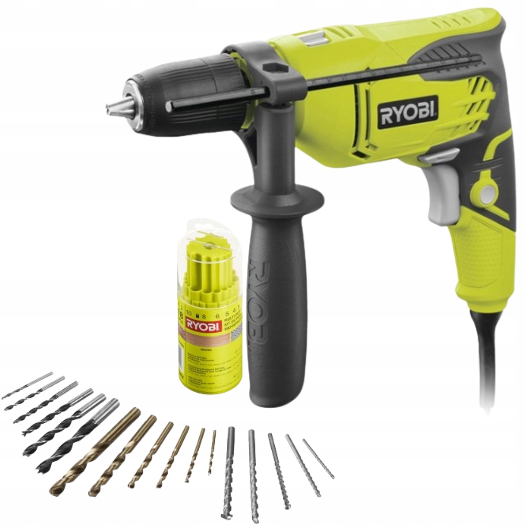 Ryobi RPD500-G Příklepová vrtačka ks sada vrtáků