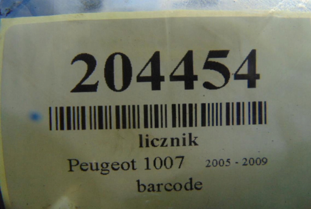 peugeot 1007 1.4b спидометр A2C52106797
