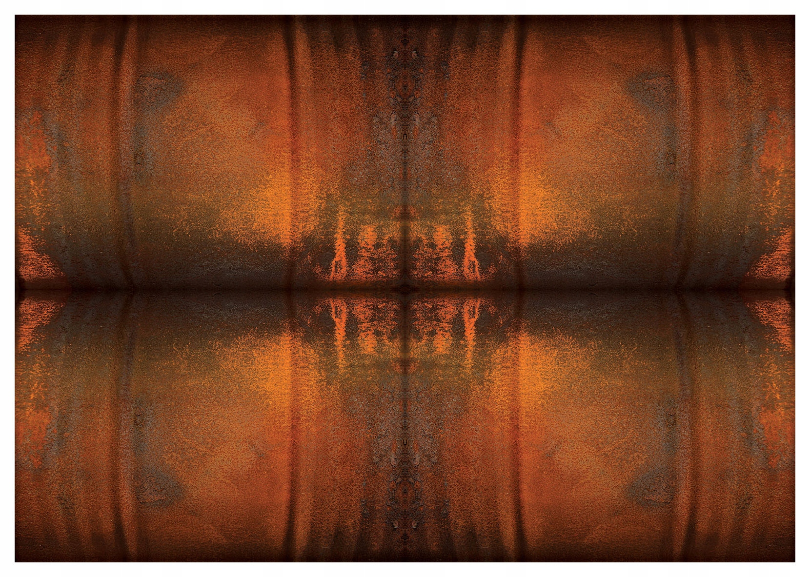 Vliesová fototapeta Rezavé prostírání Abstrakce Kov 300x210 lepidlo