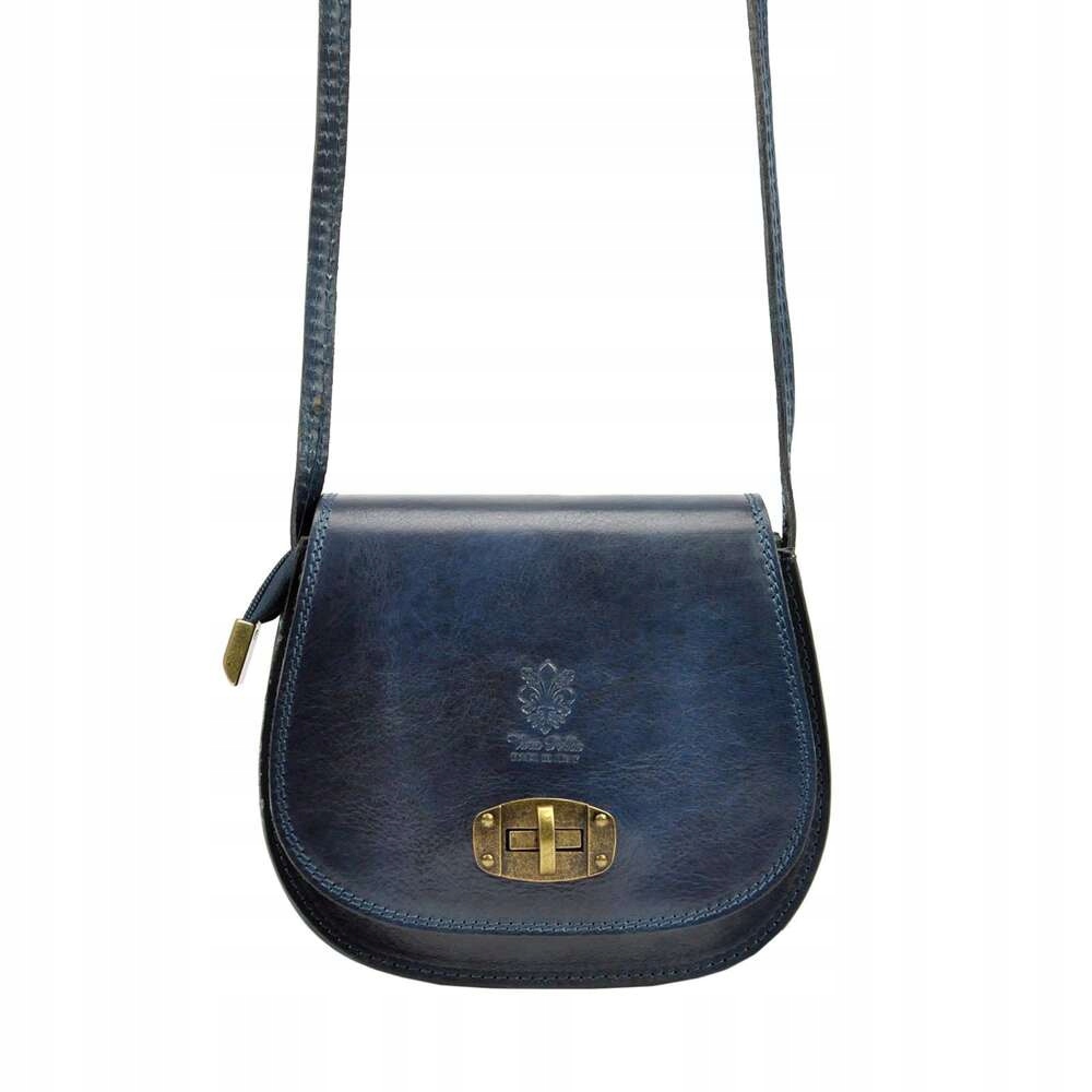 Dámská kabelka Přes Rameno Kožená Tmavě modrá Gregorio 117