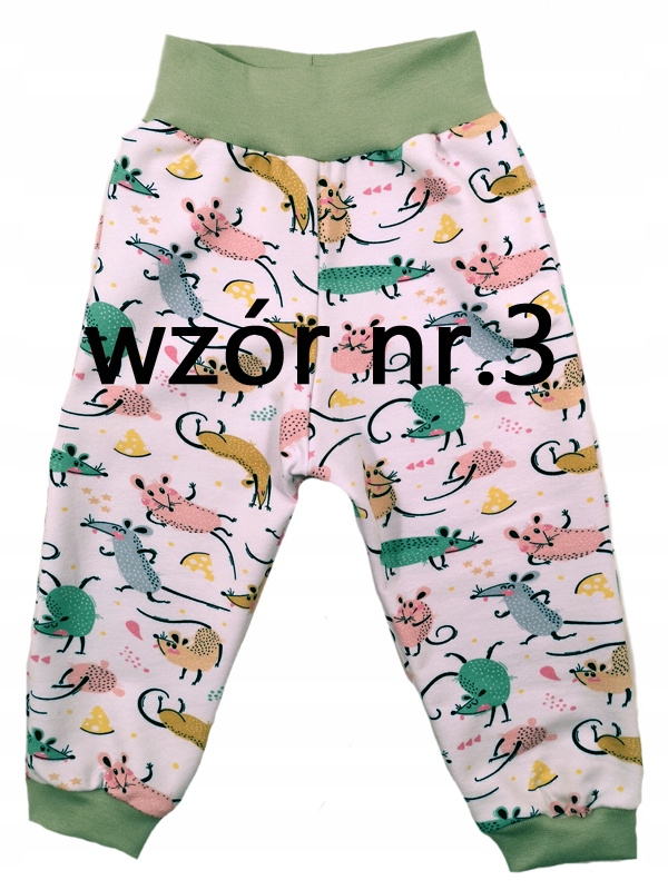 Spodenki spodnie dresówka dresowe dresy dres 74 cm Zapięcie brak