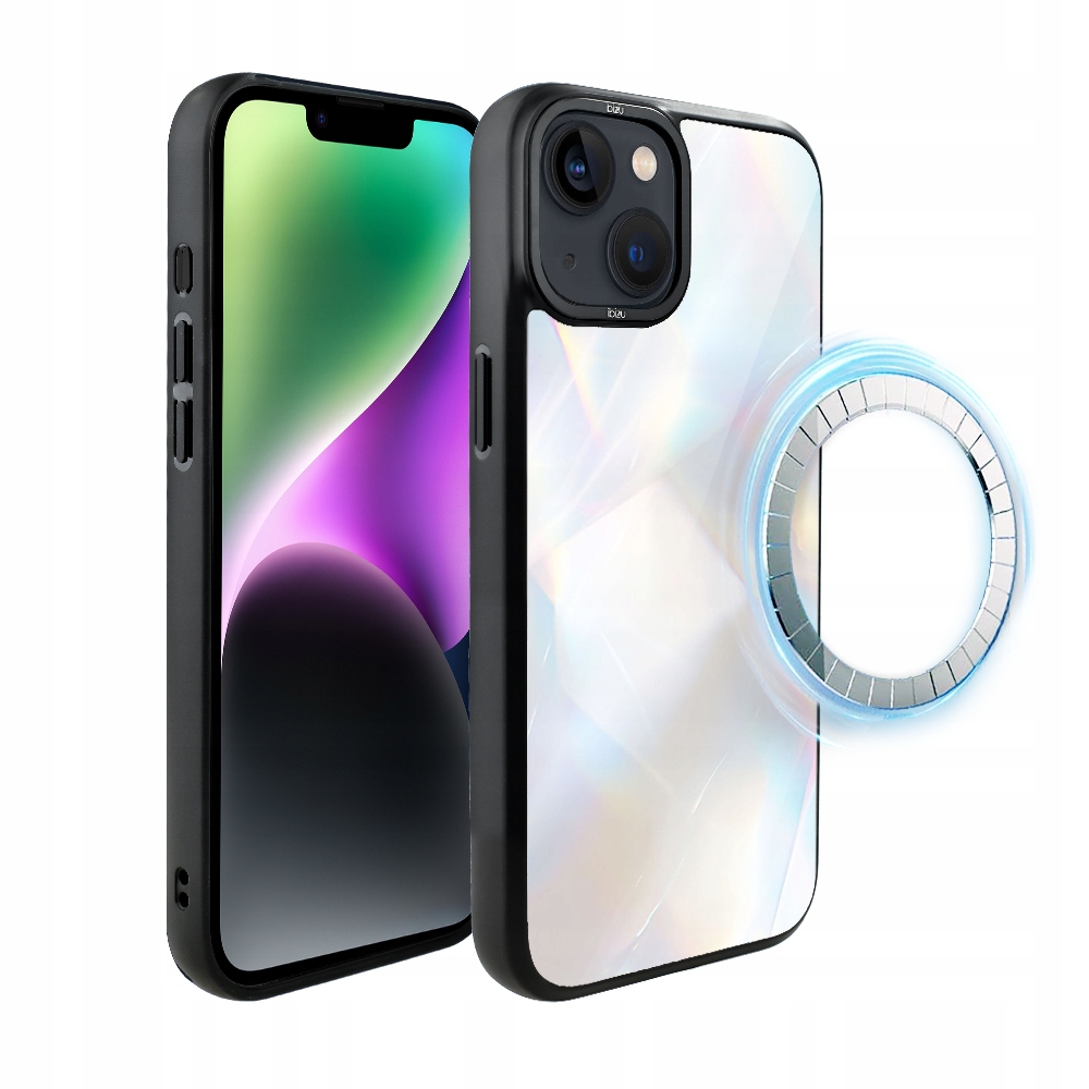 Pouzdro pro iPhone 14 Ibizu DropGuard Matt s MagSafe a opálovým diamantem