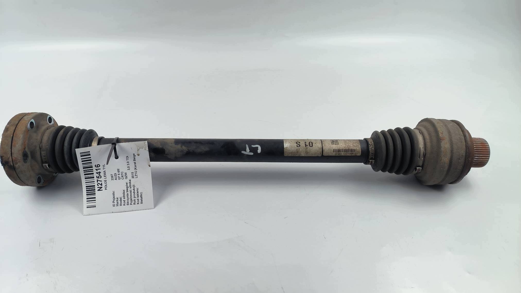 semi-axis left rear part 4M0501203D AUDI Q7 II 4M
