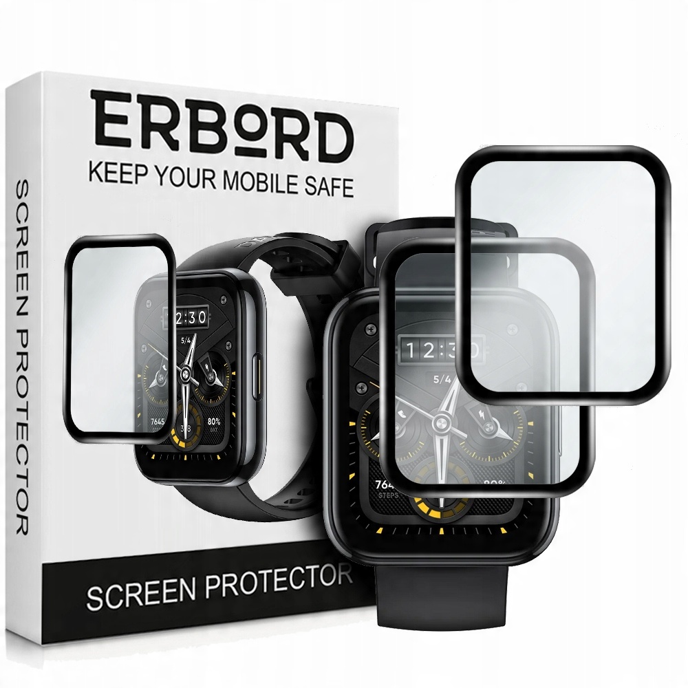 

2x Szkło Hybrydowe Erbord Do Realme Watch 2 Pro