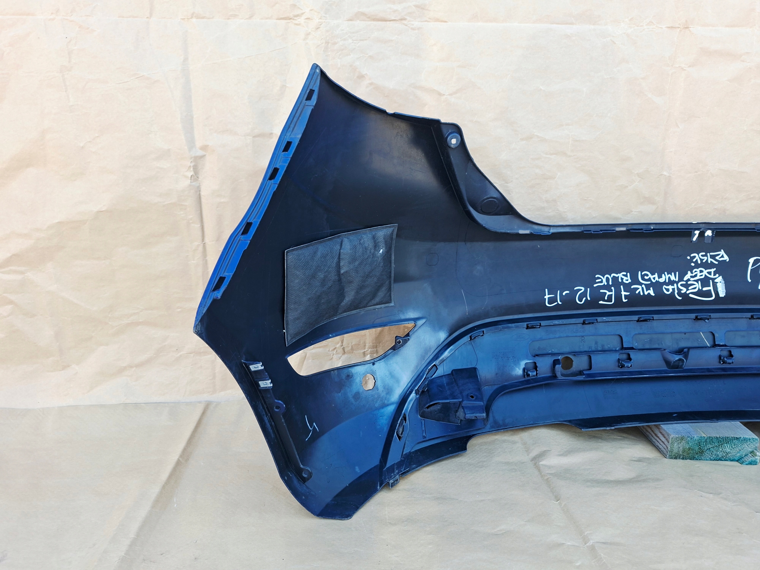 FORD FIESTA MK7 LIFT 2012-2017 bumper rear part DEEP IMPACT BLUE 4xPDC
