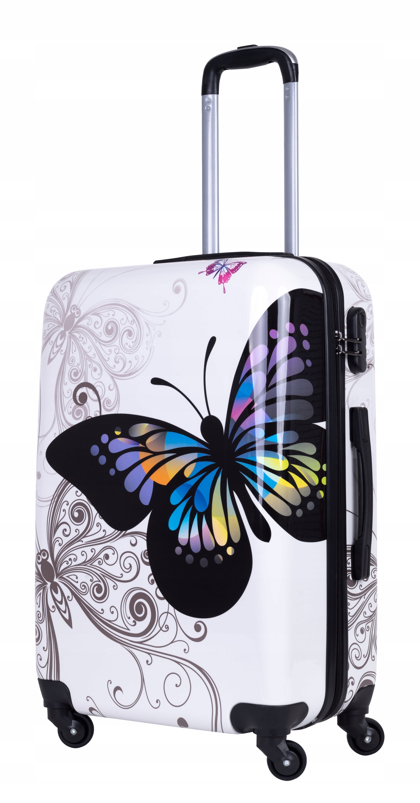 Walizka Średnia Podróżna Kółka Bagia 20 X Wzór XL