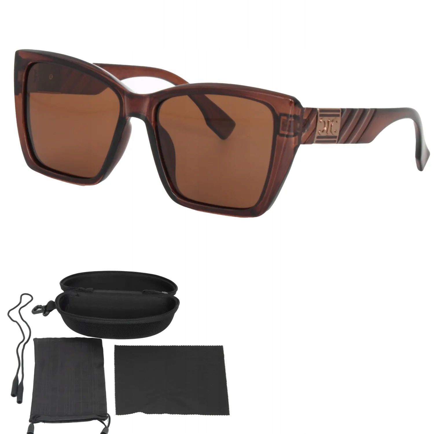 Polar Fashion PR9139C2 Hnědé polarizační sluneční brýle