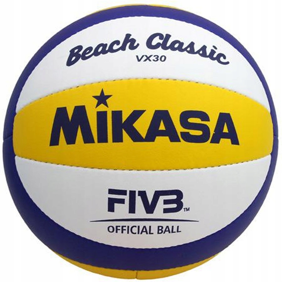 

Piłka siatkowa Mikasa VX30 biało-niebiesko-żółta 5