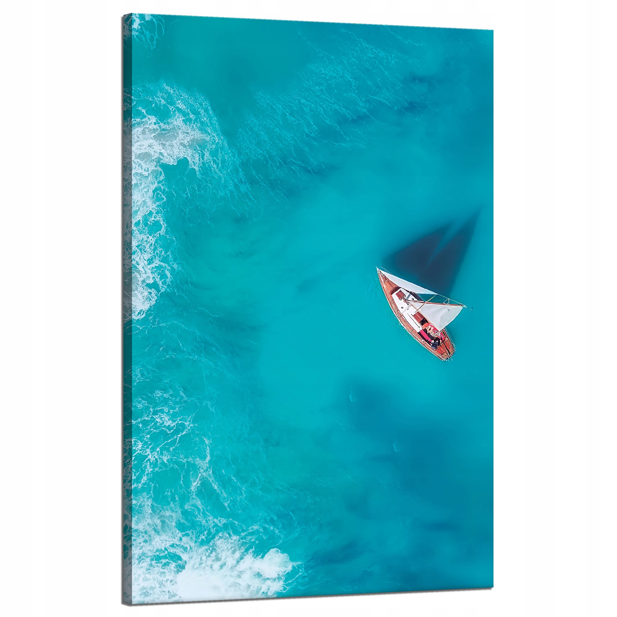 Obraz na plátně Plachetnice na vodě Vlny 50x80 cm