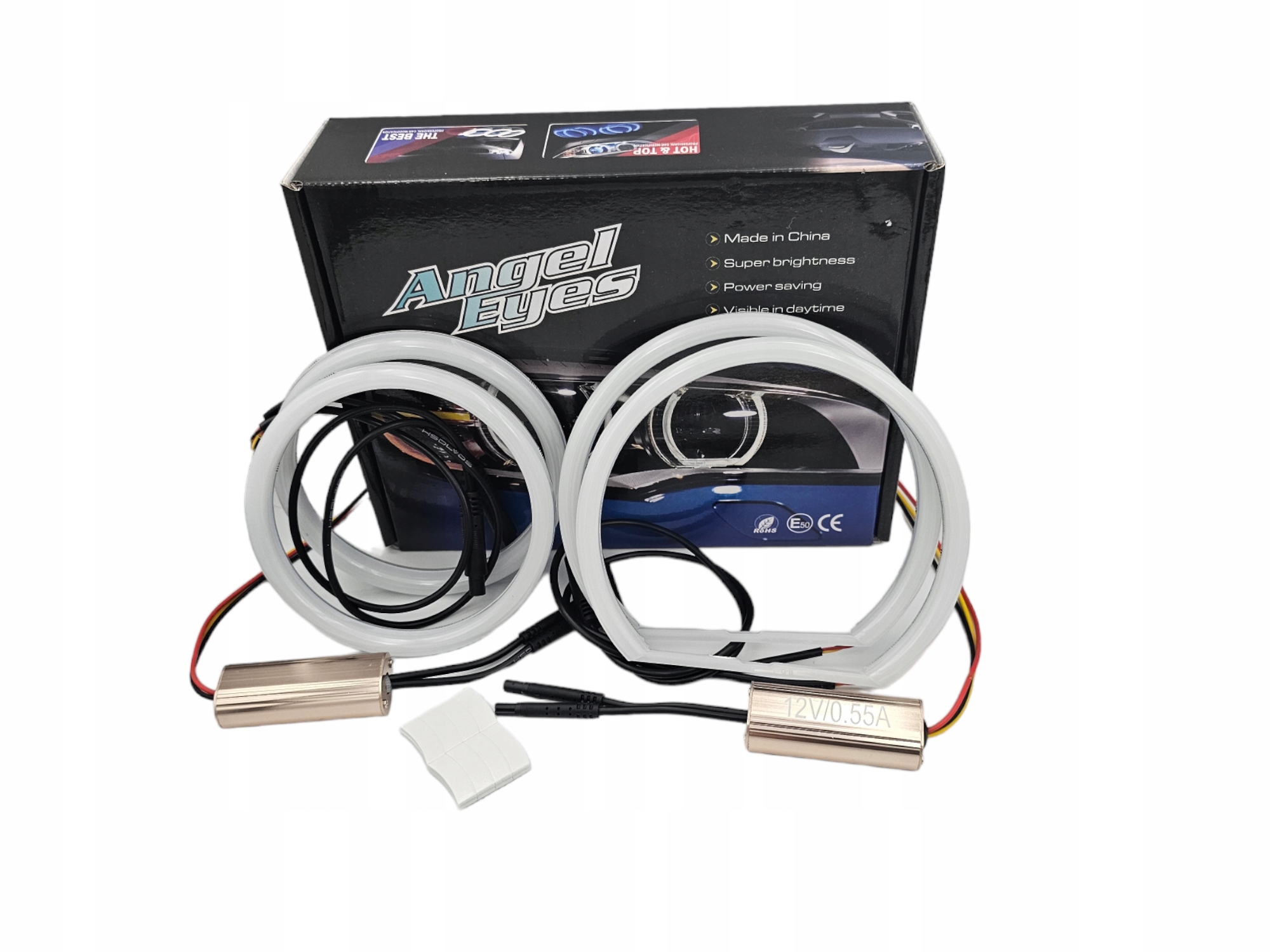 2v1 Dvojbarevné Bavlněné Kroužky Led Bmw E83 X3 E87 E60 E61 E90 E91 Top