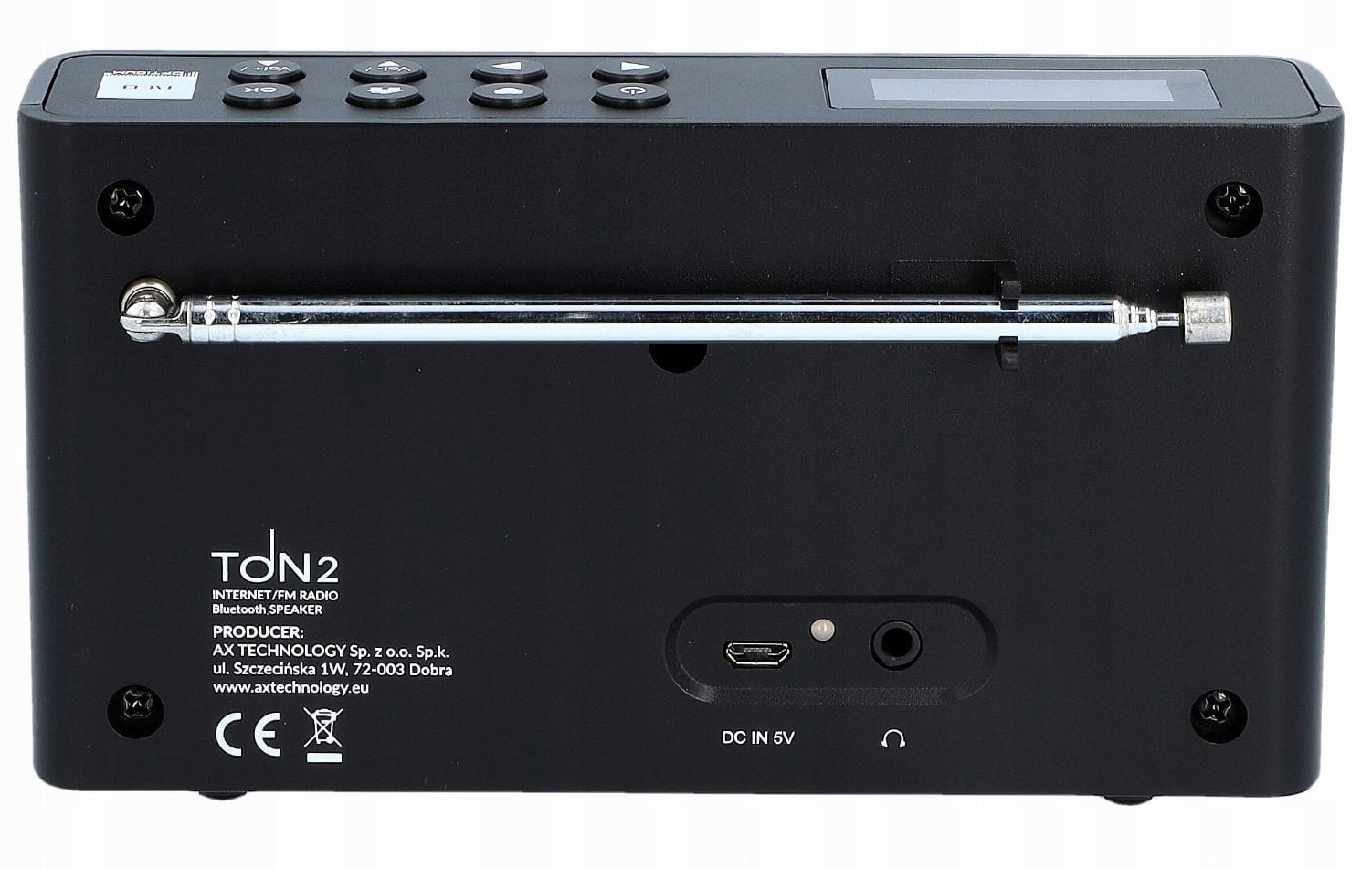 Radio Internetowe FM WiFi Bluetooth Przenośne Małe Model Radio Internetowe FM WiFi Bluetooth Opticum TON2
