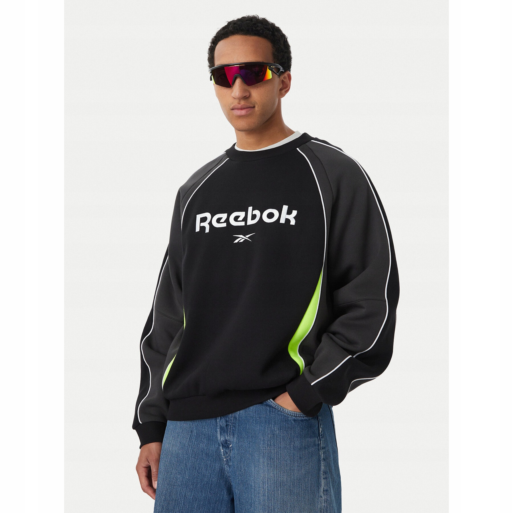 Męskie Bluza RK25746CCM czarny