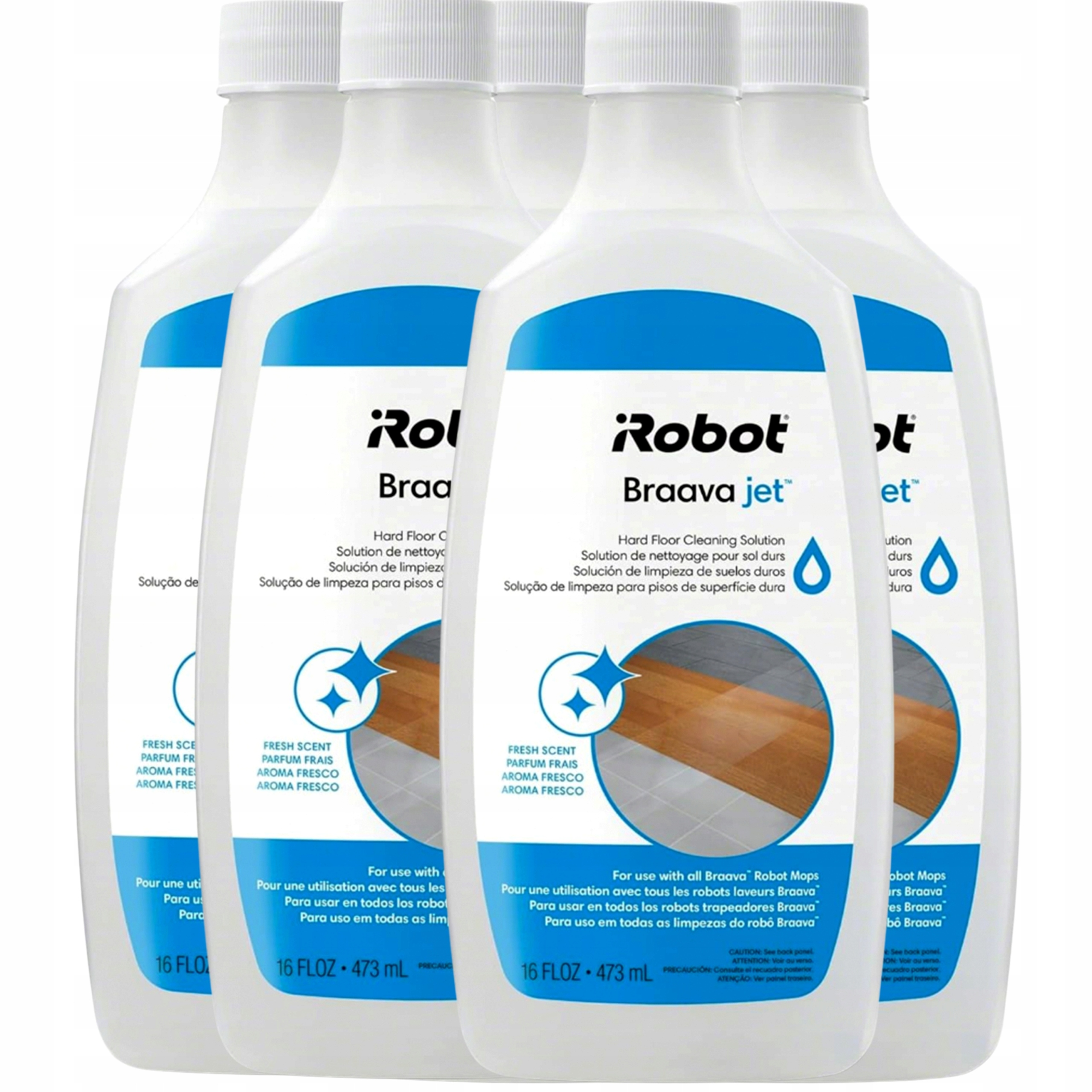 5 x Tekutina, koncentrát iRobot Braava Jet M6, Roomba Combo i/j/105/205/405/505