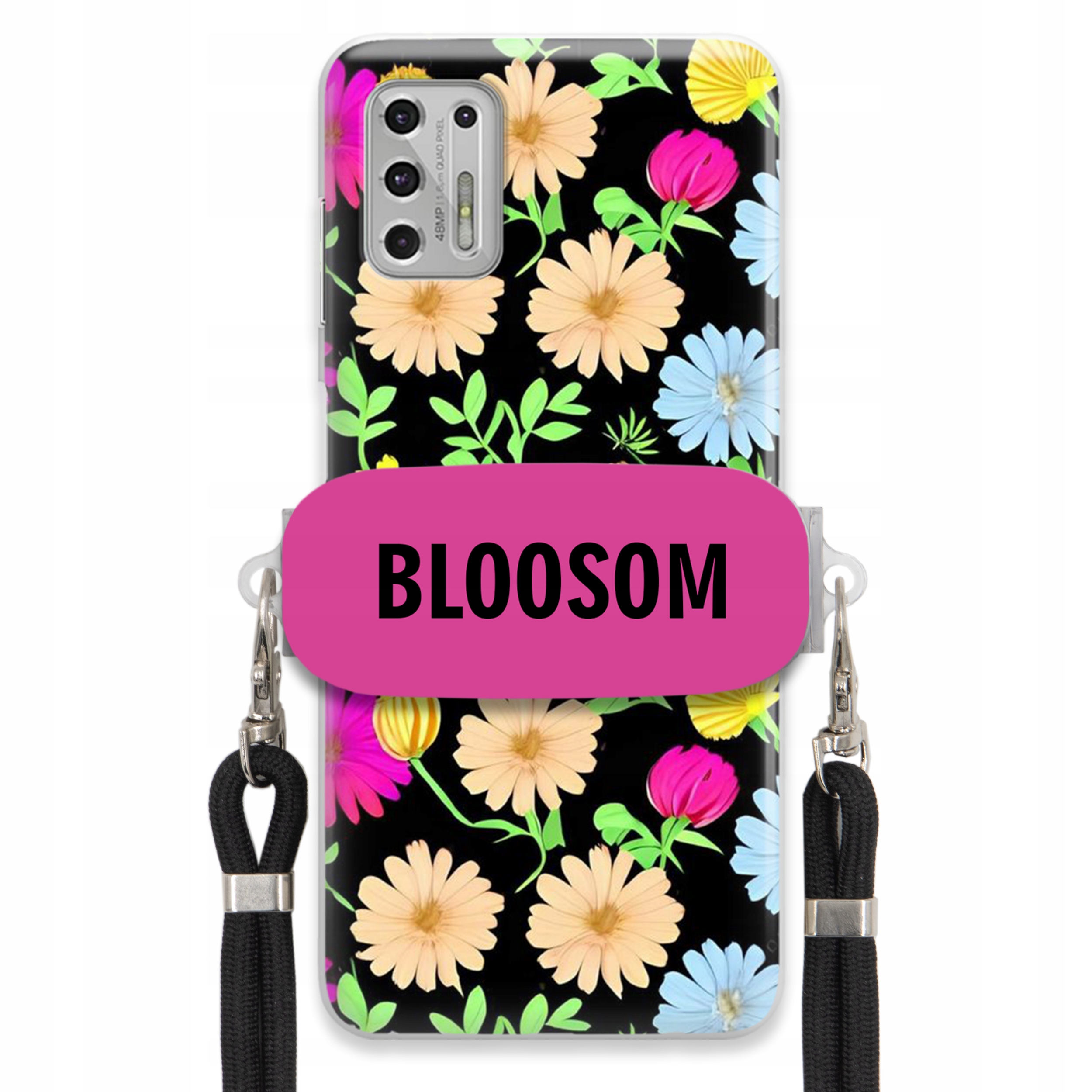 Pouzdro Držák Crossbody Pro Motorola G Stylus 2021 Case Květiny Bloosom Flower