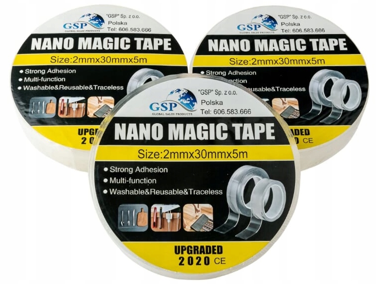 

Magiczna Nano Taśma 5m.30mm.2mm.
