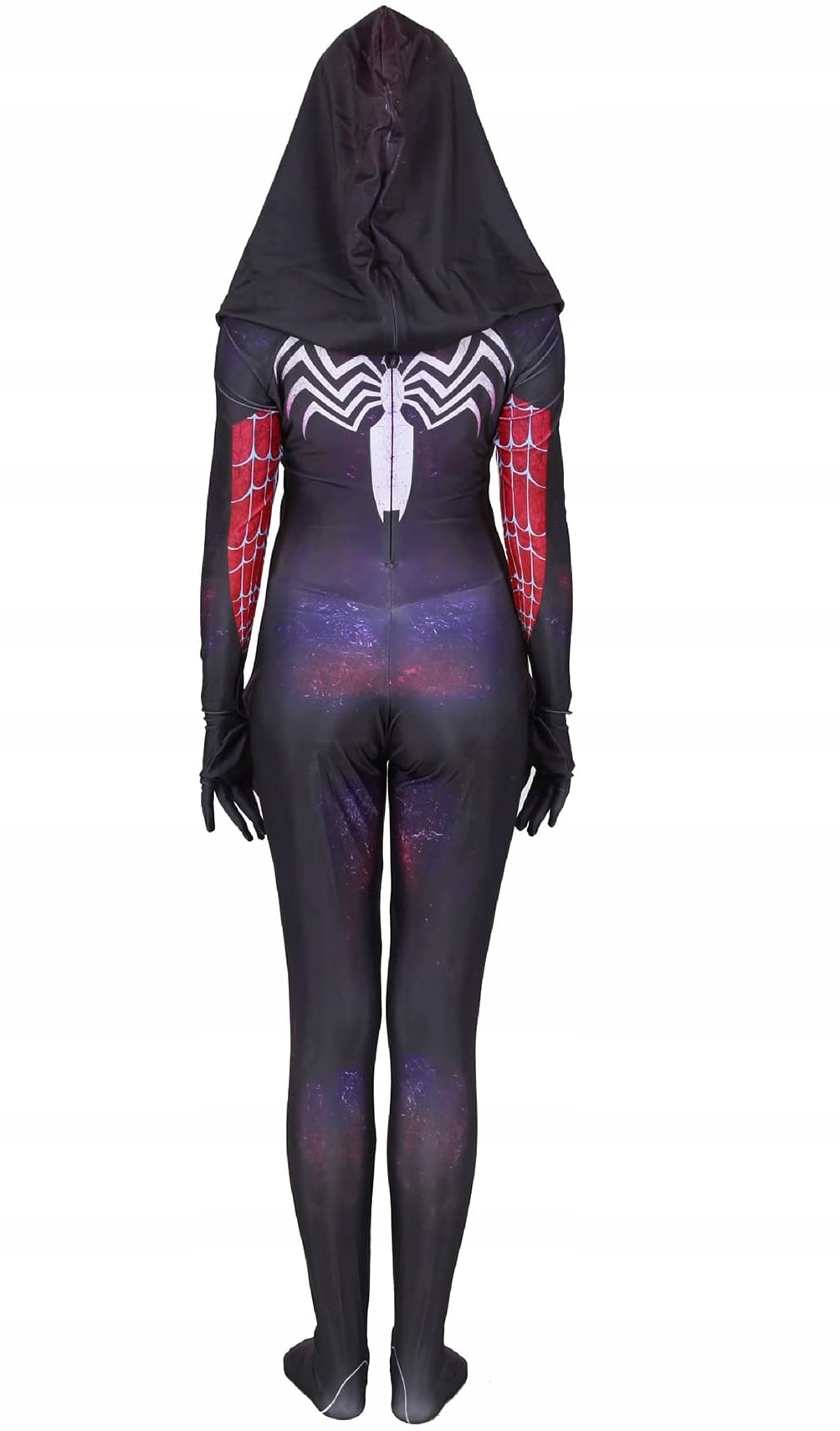 STRÓJ KOSTIUM PRZEBRANIE GWEN STACY VENOM COSPLAY SKIN FESTIWAL 152/158 Rozmiar S