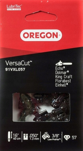 Łańcuch OREGON 40cm 16" 3/8 1,3mm 57 ogniw | Pół dłuto VXL