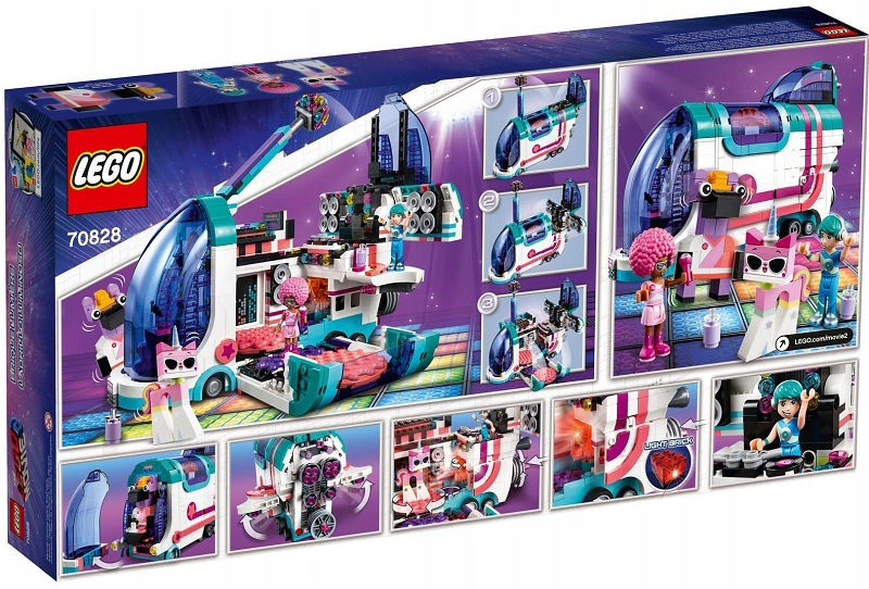 LEGO KLOCKI 70828 THE MOVIE 2 AUTOBUS IMPREZOWY Płeć chłopcy dziewczynki