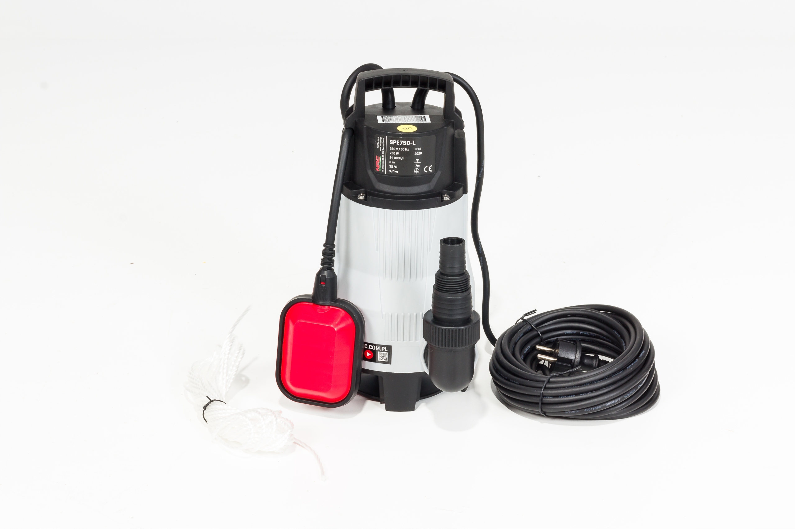 POMPA ZANURZENIOWA DO WODY BRUDNEJ NAC SPE75D-L Producent NAC