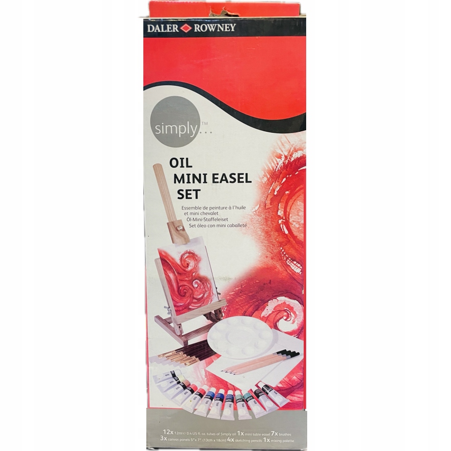 Olejová sada simply Daler Rowney 28 elenetů
