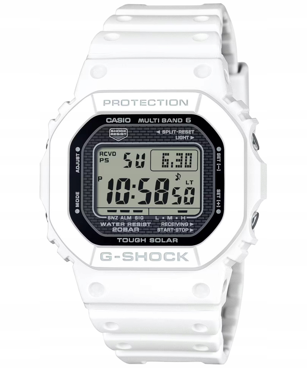 Bílé pánské hodinky Casio G-shock Solar GW-5000HS Gwar.3+3L Zibi