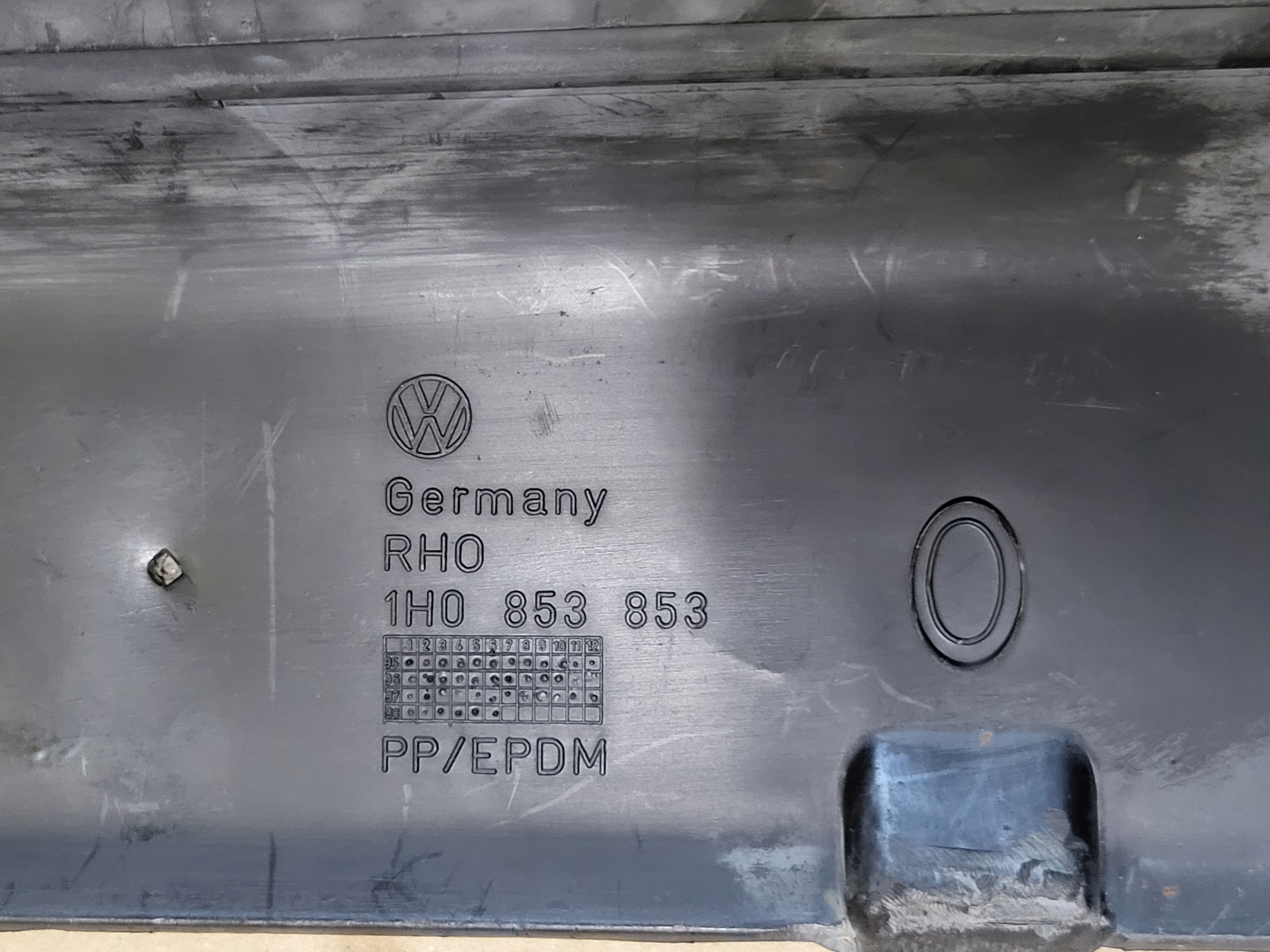 moulding threshold cap for threshold left VW GOLF III 3 1H OE 1H0853853