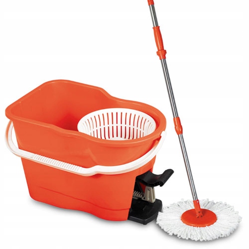 

Mop Obrotowy 360° Profi Wiadro 2 Czyściki Zestaw