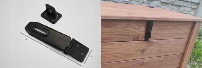 Skrzynia BIAŁY MAT 110x50x40 Materiał drewno