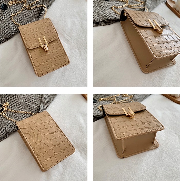 Torebka łańcuch Kopertówka Listonoszka na telefon Materiał dominujący skóra ekologiczna