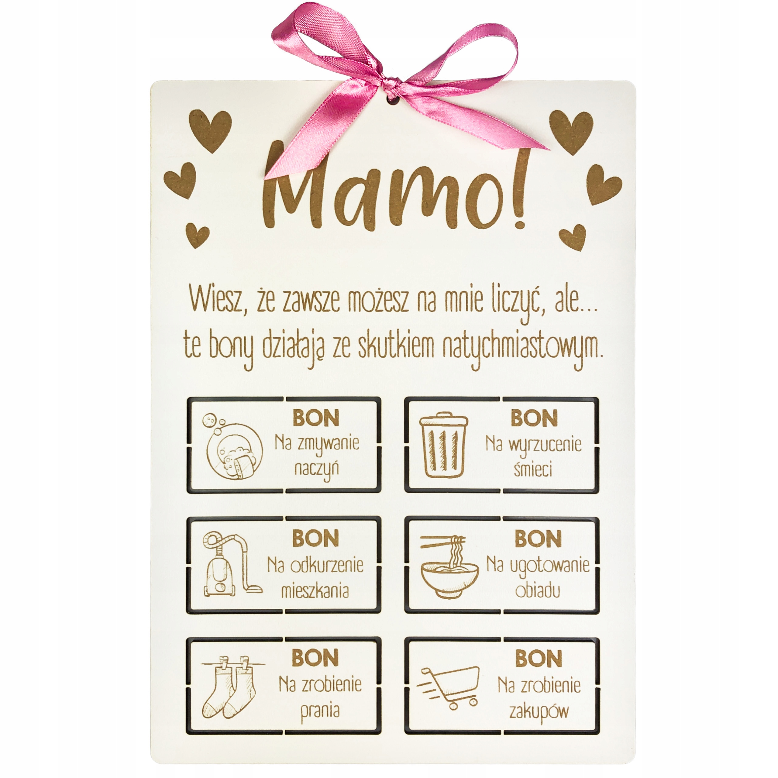 

Na Dzień Mamy Śmieszne Bony Z Zadaniami