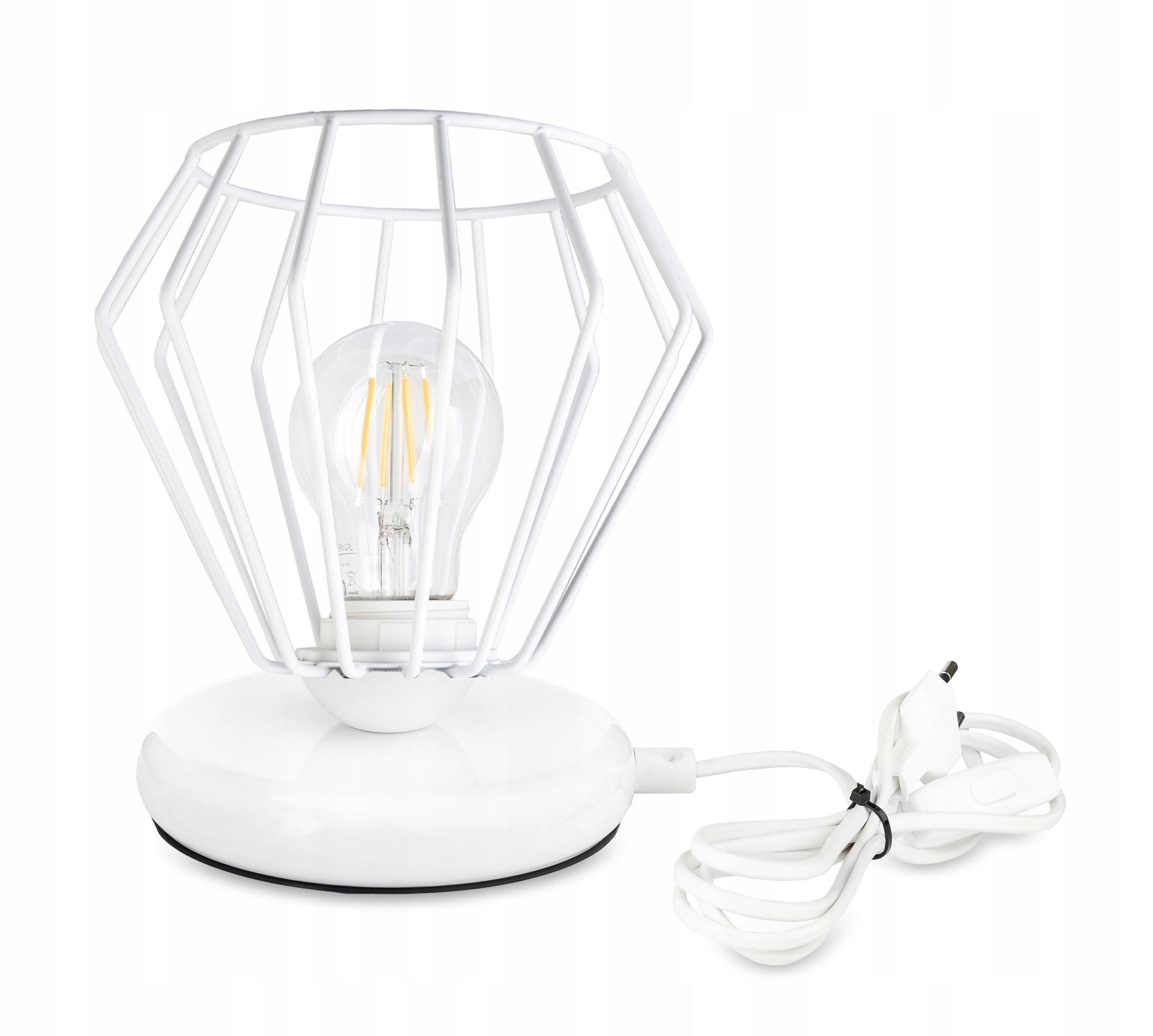 

Lampka nocna Lampa stołowa loft na led E27 Drut