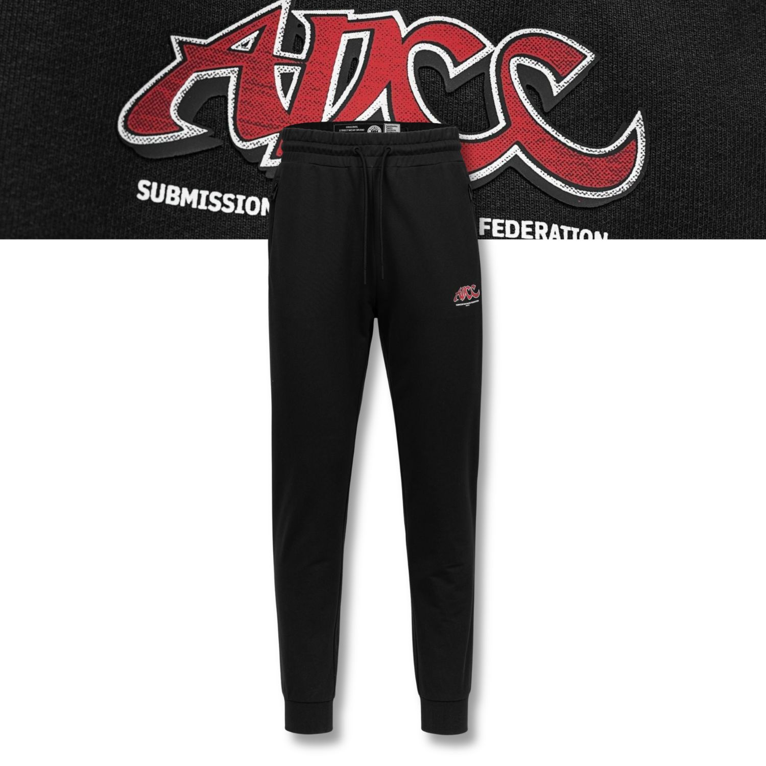 Pánské klasické sportovní tepláky Pitbull Adcc Small Logo Nugget