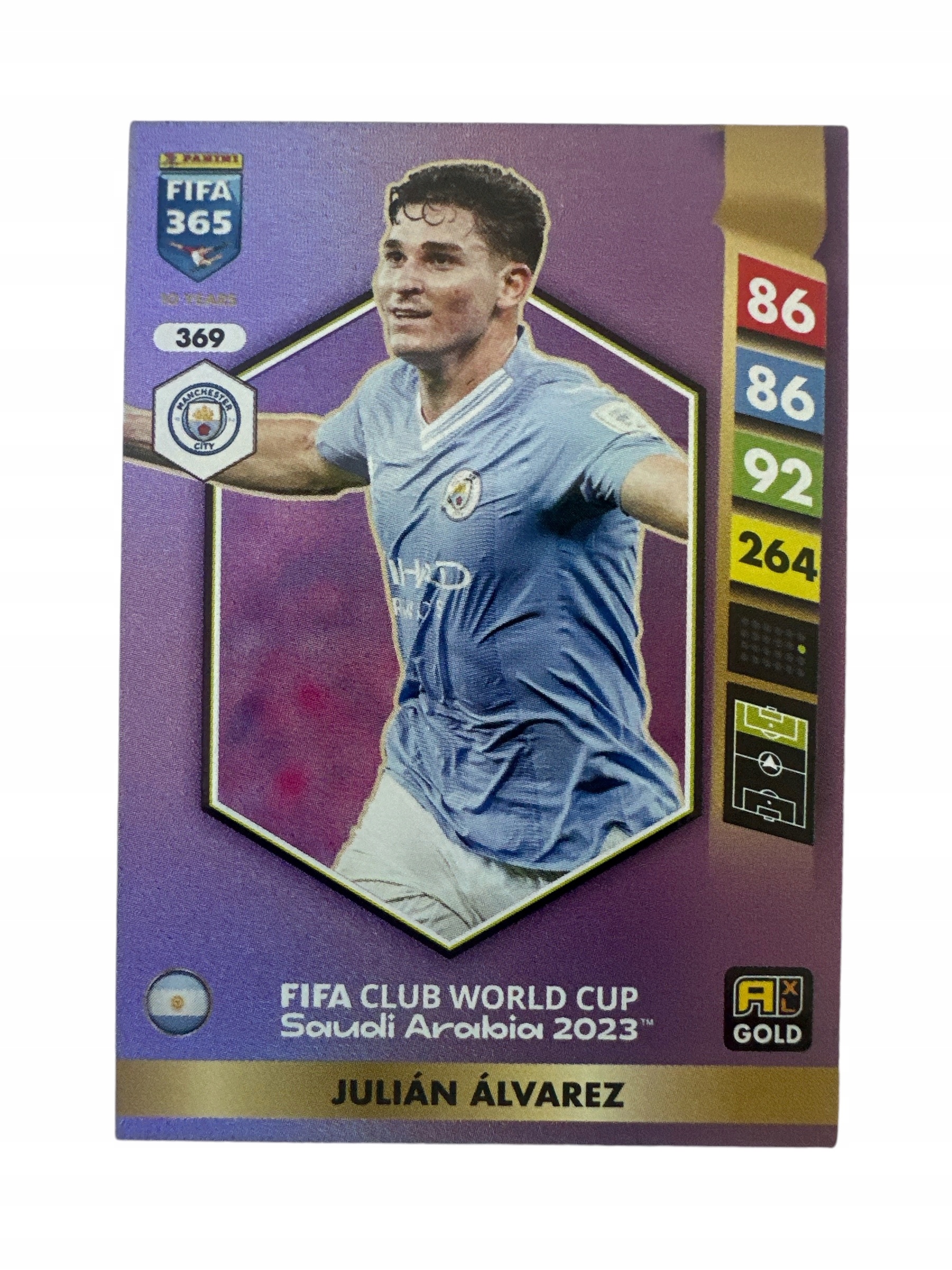 Fifa 365 2025 Adrenalyn XL Panini Gold Arabia 2023 Nr 369 Alvarez