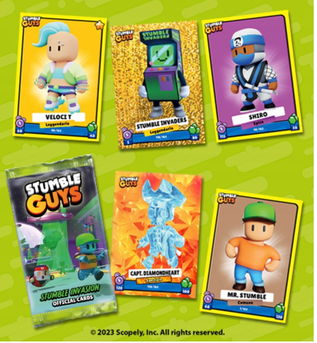 Karty Stumble Guys Invasion nowość saszetka 5kart Marka inna