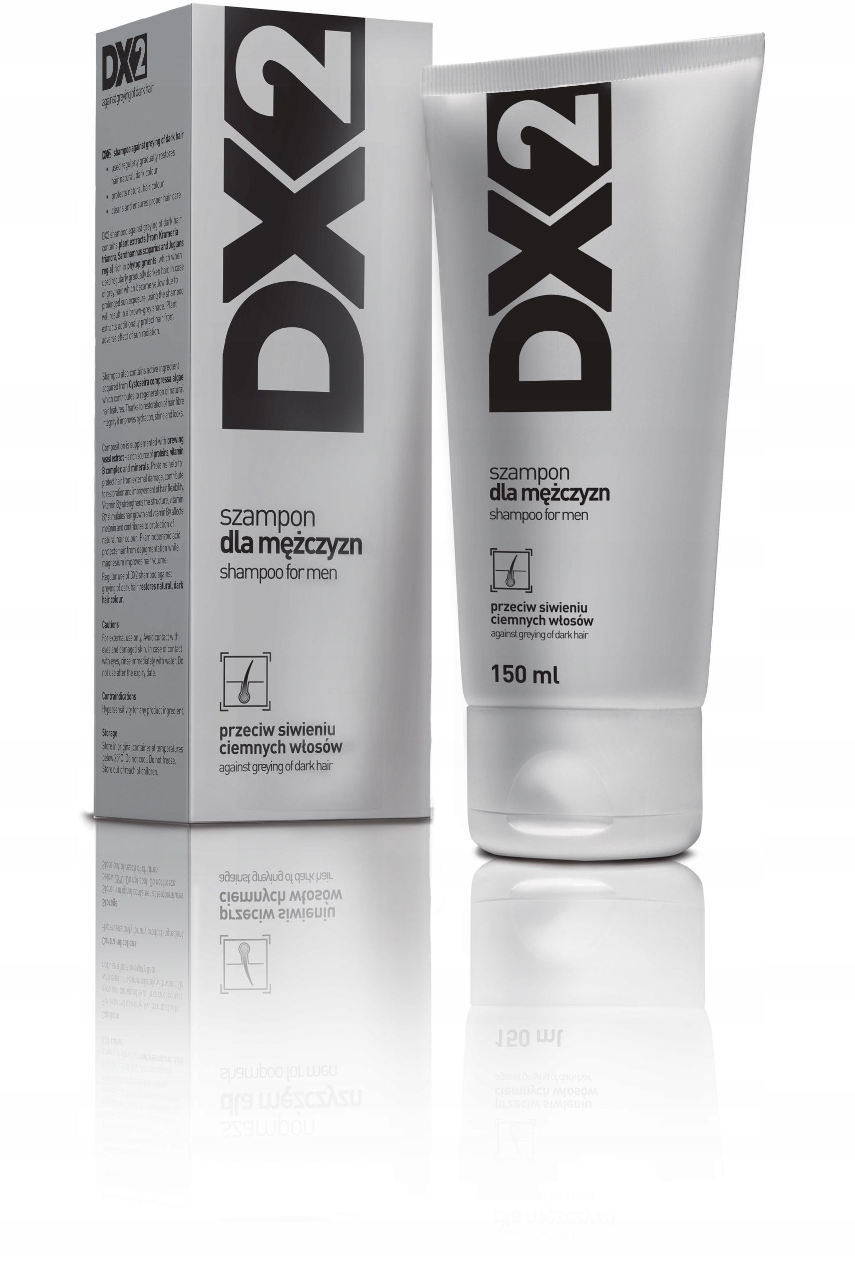 

DX2 szampon przeciw siwieniu (srebrny) 150 ml