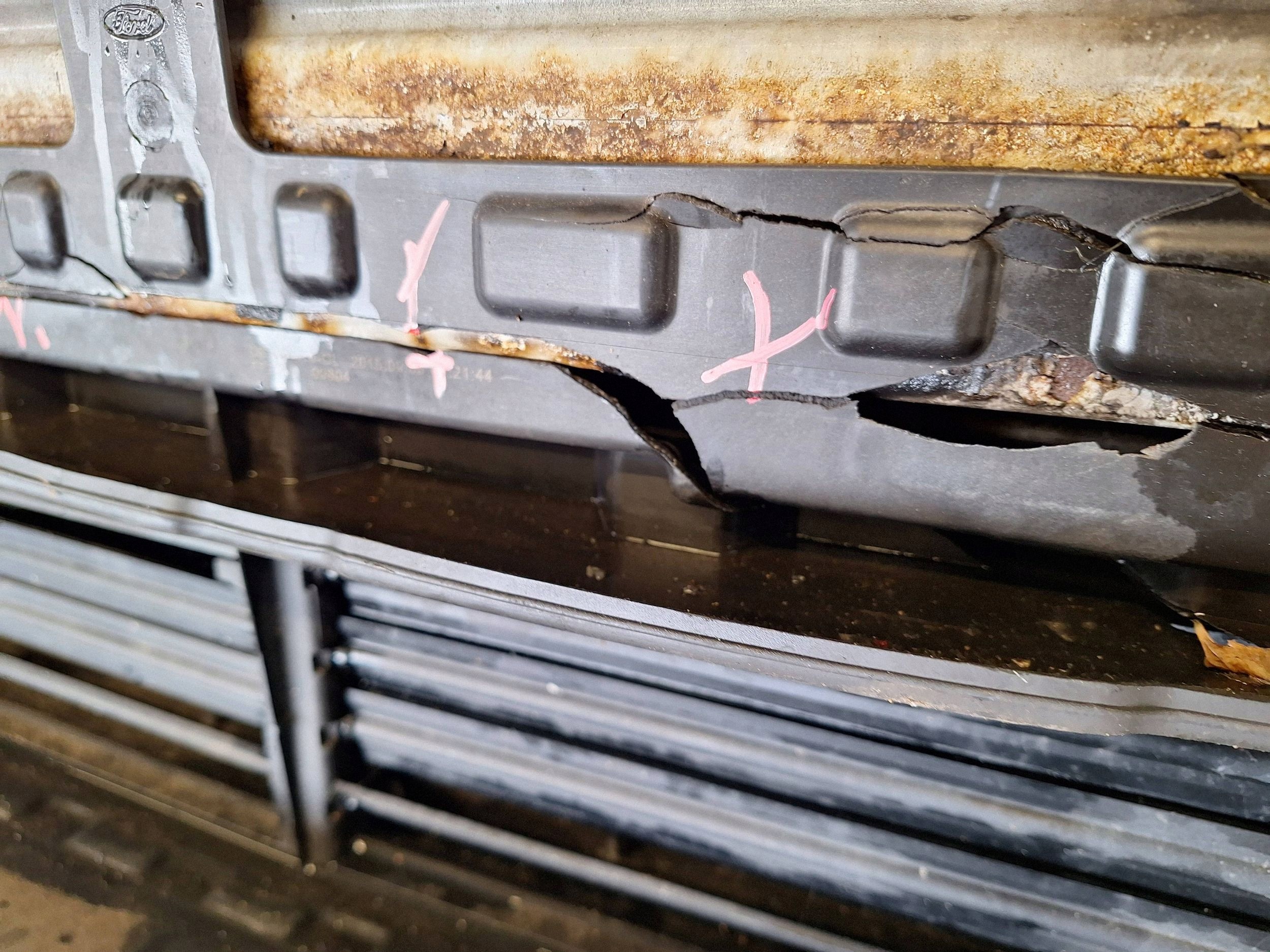 FORD MONDEO MK5 13-17 support panel for radiators 2.0 TDCI - MANUAL